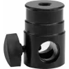 EUROLITE TV Spigot Adapter 16 mm with M10 Thread – Robust Steel Adapter up to 15 kg