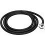 EUROLITE UAN-1 Universal Fog Machine Adapter with Hose, 40 mm Outlet, 1 m Flexible Tube, Black 51702066