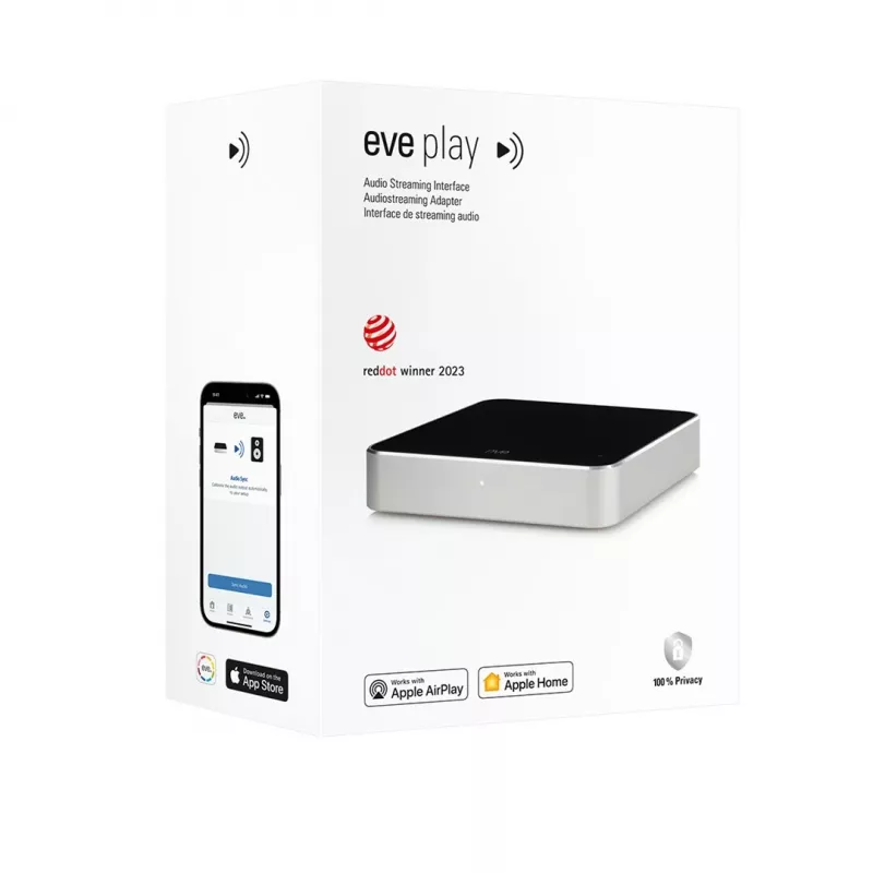 Eve Systems Eve Play Ethernet/LAN Wi-Fi Adapter - Silver