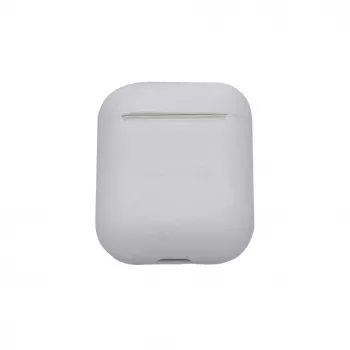 EVELATUS Apple AirPods Case EAC05 White - Silicone Protective Cover with Carabiner