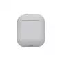 EVELATUS Apple AirPods Case EAC05 White - Silicone Protective Cover with Carabiner