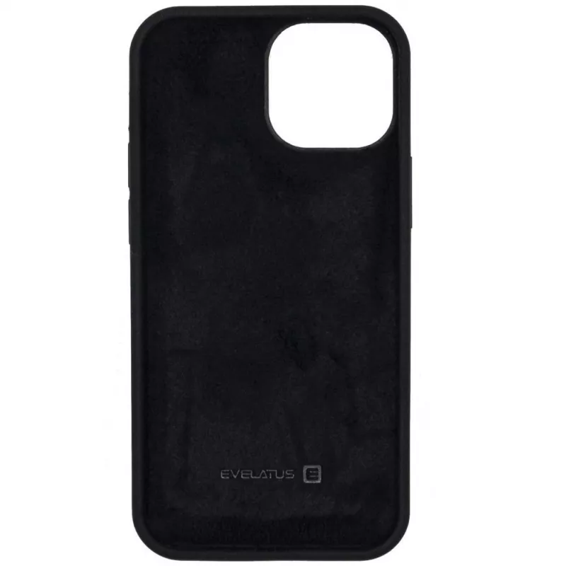 Evelatus Apple iPhone 11 Pro Max Premium Soft Touch Silicone Case Black