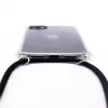 Evelatus Apple iPhone 11 Pro Silicone Transparent with Necklace TPU Strap Transparent
