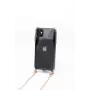 Evelatus Apple iPhone 11 Silicone Transparent with Necklace TPU Strap Gold