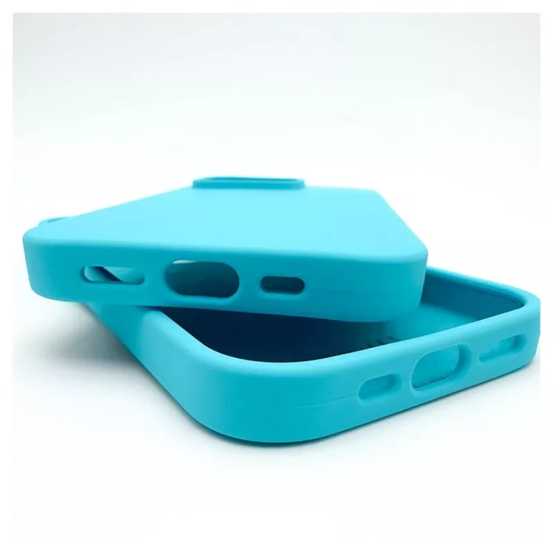 Evelatus Apple iPhone 12/12 Pro Premium Soft Touch Silicone Case Sky Blue