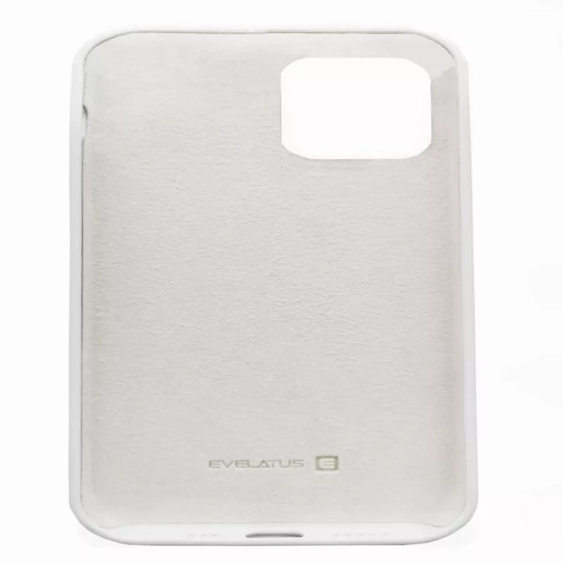 Evelatus Apple iPhone 12/12 Pro Premium Soft Touch Silicone Case White