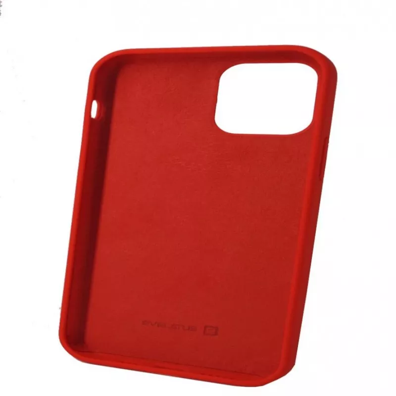 Evelatus Apple iPhone 12 Mini Nano Silicone Case Soft Touch TPU Red