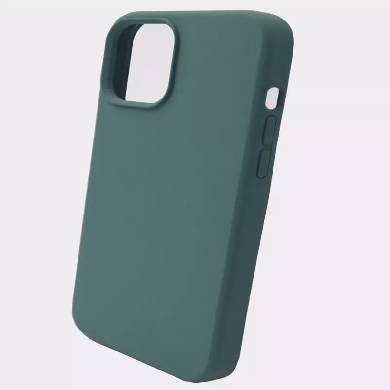 Evelatus Apple iPhone 12 Pro Max Premium Soft Touch Silicone Case Pine Green