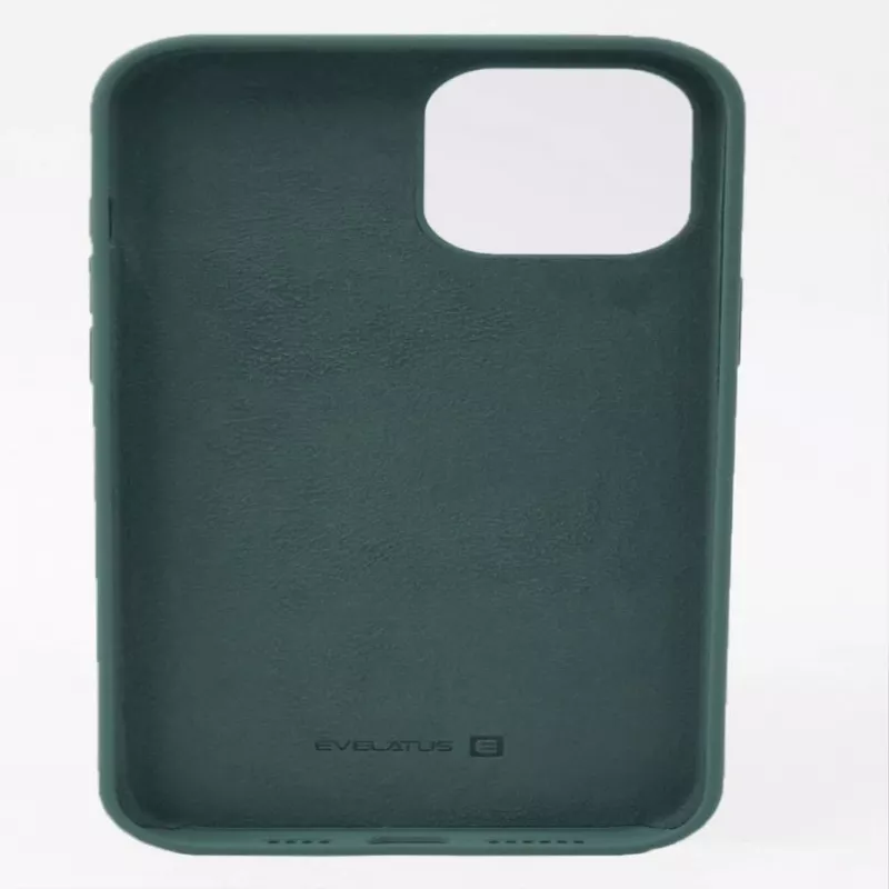 Evelatus Apple iPhone 12 Pro Max Premium Soft Touch Silicone Case Pine Green