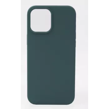 Evelatus Apple iPhone 12 Pro Max Premium Soft Touch Silicone Case Pine Green
