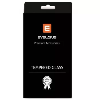 Evelatus Apple iPhone 13 / 13 Pro 0.33mm Flat Clear Tempered Glass Screen Protector with Japan Glue & Anti-Static Coating