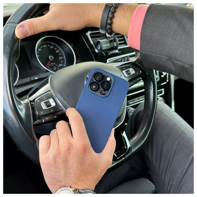 Evelatus Apple iPhone 14 Pro Premium MagSafe Soft Touch Silicone Case Midnight Blue