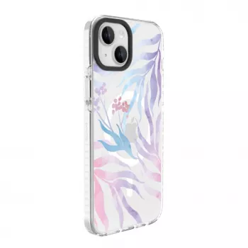 Evelatus Apple iPhone 15 PC+TPU Case with MagSafe - Flower Print