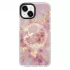 Evelatus Apple iPhone 15 PC+TPU Case with MagSafe - Marble Pink