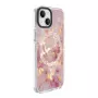 Evelatus Apple iPhone 15 PC+TPU Case with MagSafe - Marble Pink
