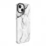 Evelatus Apple iPhone 15 Plus PC+TPU Case with MagSafe - Custom Marble White