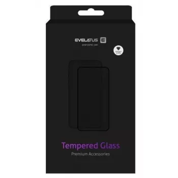 Evelatus Apple iPhone 15 Plus Tempered Glass Screen Protector 0.33mm 3x Strength Flat Clear with Japan Glue and Anti-Static