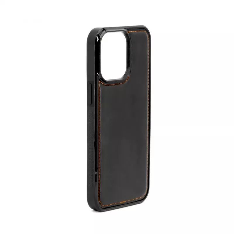 Evelatus Apple iPhone 15 Pro Magnet Zip Pocket Case Zipper Design Black