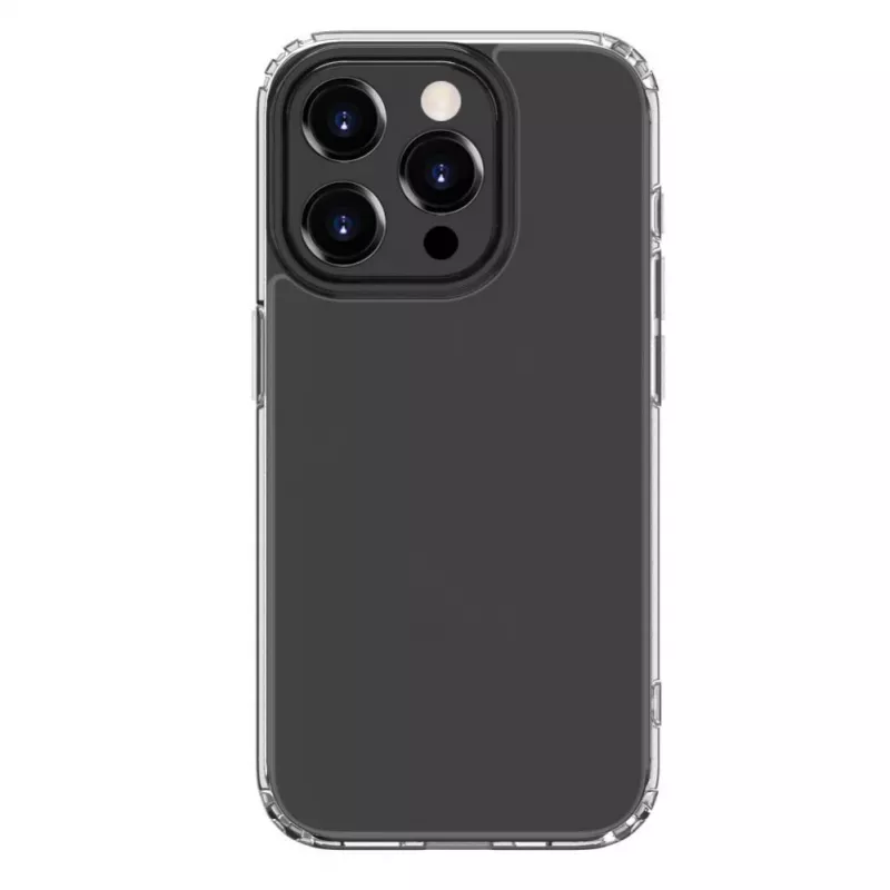 Evelatus Apple iPhone 15 Pro Military Shockproof Silicone Case TPU Transparent