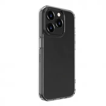 Evelatus Apple iPhone 15 Pro Military Shockproof Silicone Case TPU Transparent