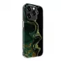 Evelatus Apple iPhone 15 Pro PC Case Custom Print Marble Dark Green