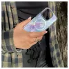 Evelatus Apple iPhone 15 Pro PC+TPU Case with MagSafe - Marble Purple