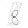 Evelatus Apple iPhone 17 Hybrid Case with MagSafe PC+TPU 360 Metal Stand Transparent