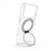 Evelatus Apple iPhone 17 Pro Hybrid Case with MagSafe PC+TPU 360° Metal Stand Transparent
