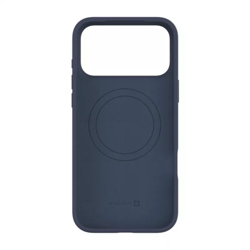 Evelatus Apple iPhone 18 Pro Max Premium MagSafe Soft Touch Silicone Case Dark Blue