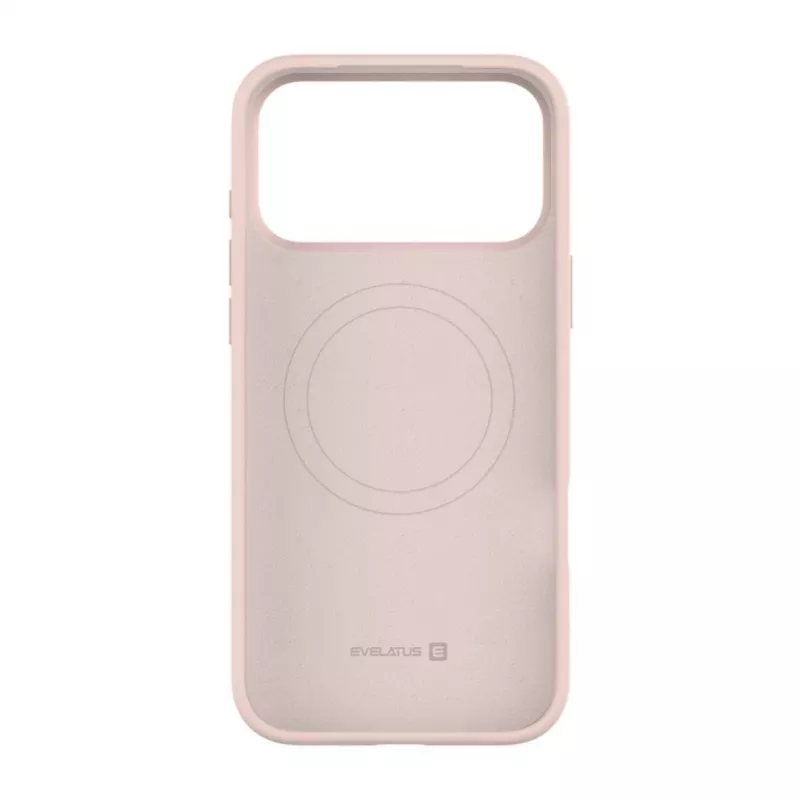 Evelatus Apple iPhone 18 Pro Max Premium MagSafe Soft Touch Silicone Case Pink Sand