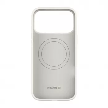 Evelatus Apple iPhone 18 Pro Max Premium MagSafe Soft Touch Silicone Case Silver