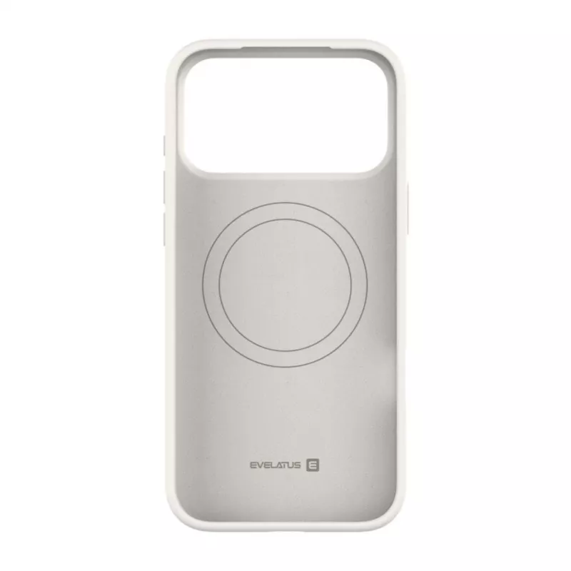Evelatus Apple iPhone 18 Pro Max Premium MagSafe Soft Touch Silicone Case Silver