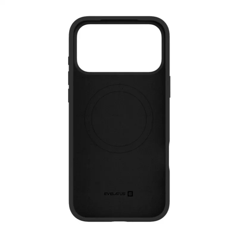 Evelatus Apple iPhone 18 Pro Premium MagSafe Soft Touch Silicone Case Black