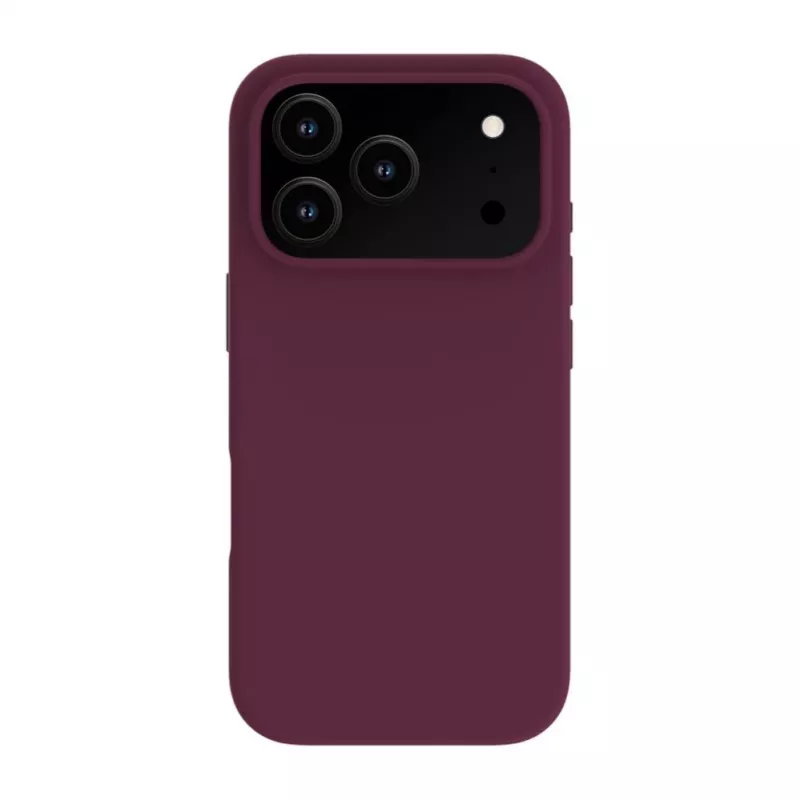 Evelatus Apple iPhone 18 Pro Premium MagSafe Soft Touch Silicone Case Burgundy