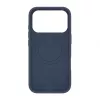 Evelatus Apple iPhone 18 Pro Premium MagSafe Soft Touch Silicone Case Dark Blue