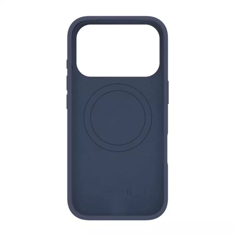 Evelatus Apple iPhone 18 Pro Premium MagSafe Soft Touch Silicone Case Dark Blue