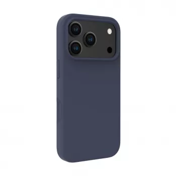 Evelatus Apple iPhone 18 Pro Premium MagSafe Soft Touch Silicone Case Dark Blue