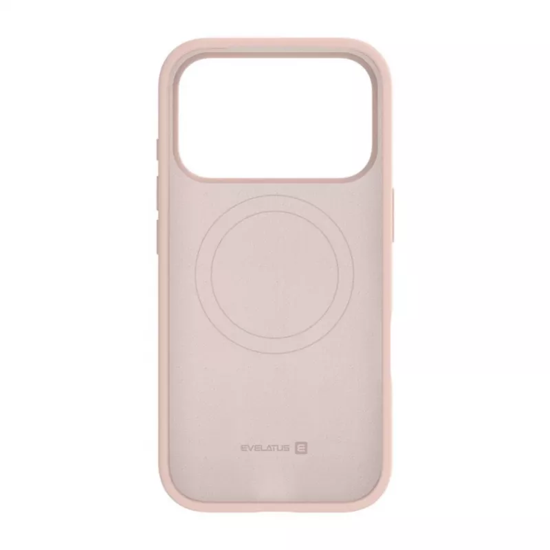 Evelatus Apple iPhone 18 Pro Premium MagSafe Soft Touch Silicone Case Pink Sand