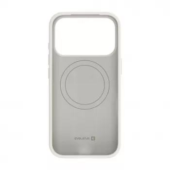 Evelatus Apple iPhone 18 Pro Premium MagSafe Soft Touch Silicone Case Silver