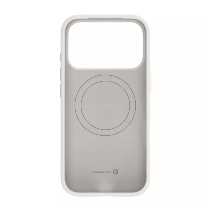 Evelatus Apple iPhone 18 Pro Premium MagSafe Soft Touch Silicone Case Silver