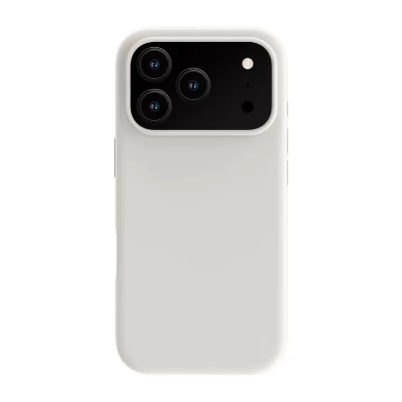 Evelatus Apple iPhone 18 Pro Premium MagSafe Soft Touch Silicone Case Silver