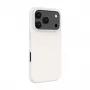 Evelatus Apple iPhone 18 Pro Premium MagSafe Soft Touch Silicone Case Silver
