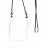 Evelatus Apple iPhone 7/8/SE2020/SE2022 Silicone Transparent Case with Space Gray Necklace TPU Strap