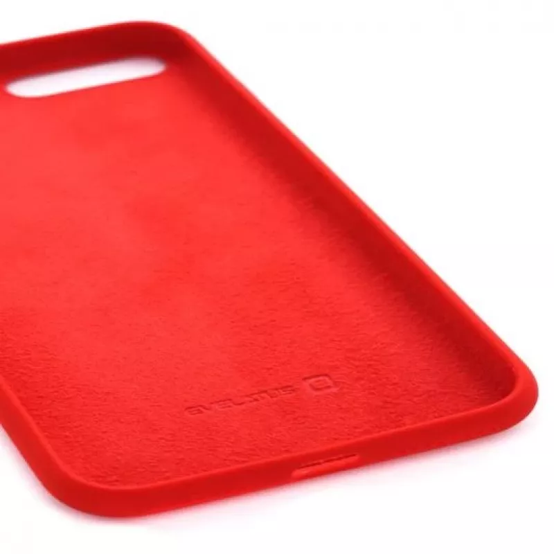 Evelatus Apple iPhone 7 Plus/8 Plus Premium Soft Touch Silicone Case Red