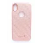 Evelatus Apple iPhone X Carbon Pink Back Cover