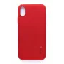Evelatus Apple iPhone X/XS Emboss Red Back Cover