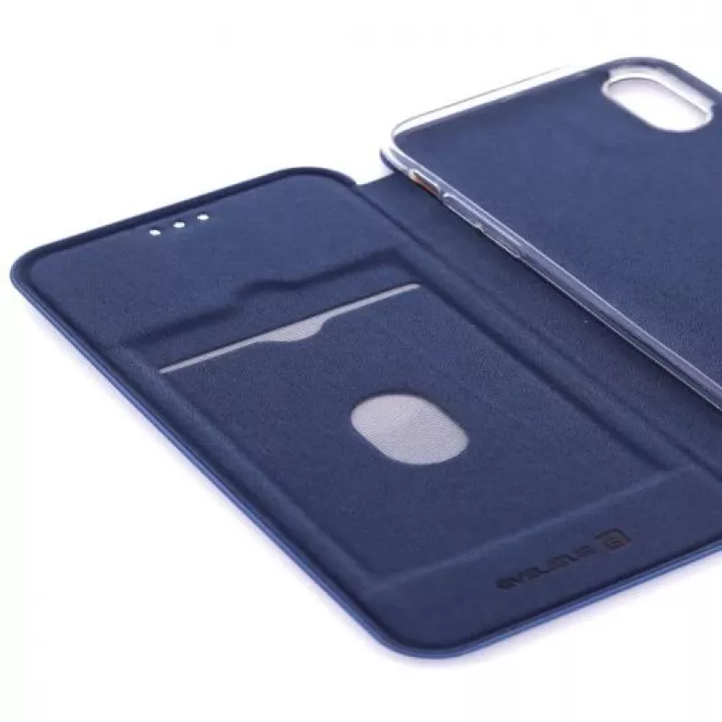 Evelatus Apple iPhone XR Book Case Dark Blue