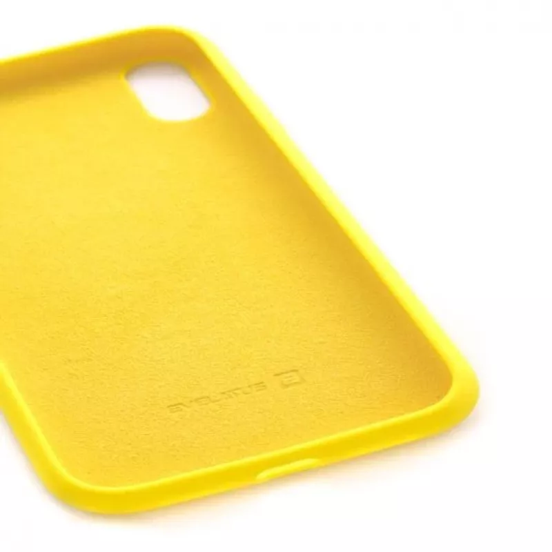 Evelatus Apple iPhone Xs Premium Soft Touch Silicone Case Light Yellow