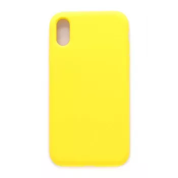Evelatus Apple iPhone Xs Premium Soft Touch Silicone Case Light Yellow
