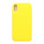 Evelatus Apple iPhone Xs Premium Soft Touch Silicone Case Light Yellow